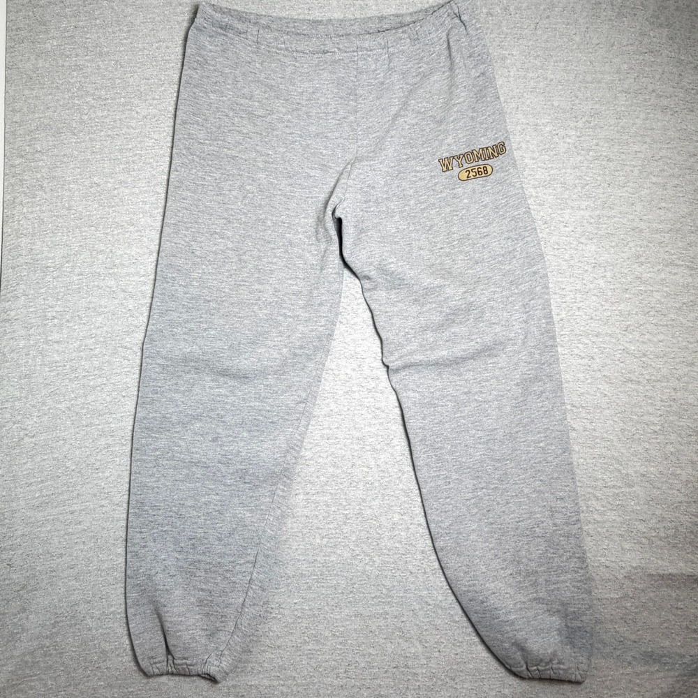 Vintage Russell Athletic Mens Sweatpants XL Gray Wyoming Relaxed Jogger Pants